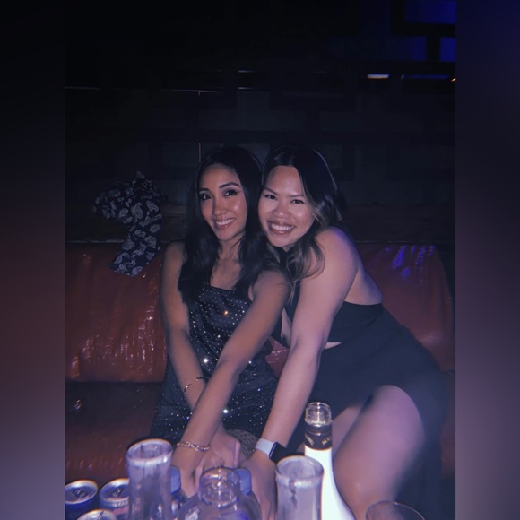 AKIRA Synthetic Crave Rhinestone Mini - Picture 6 of 6